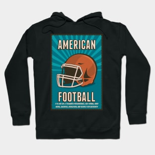 American Football Rugby Quote Hoodie